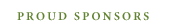 Proud Sponsors