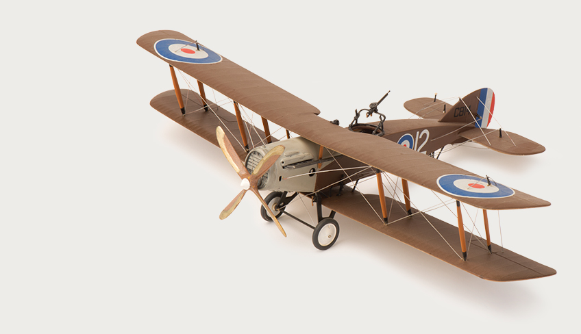 Model airplane from The Great War Flying Museum in Caledon. Photo by: Pete Paterson